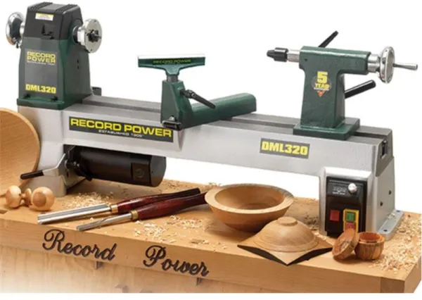 Record Trædrejebænk DML320 med variabel hastighed - M33